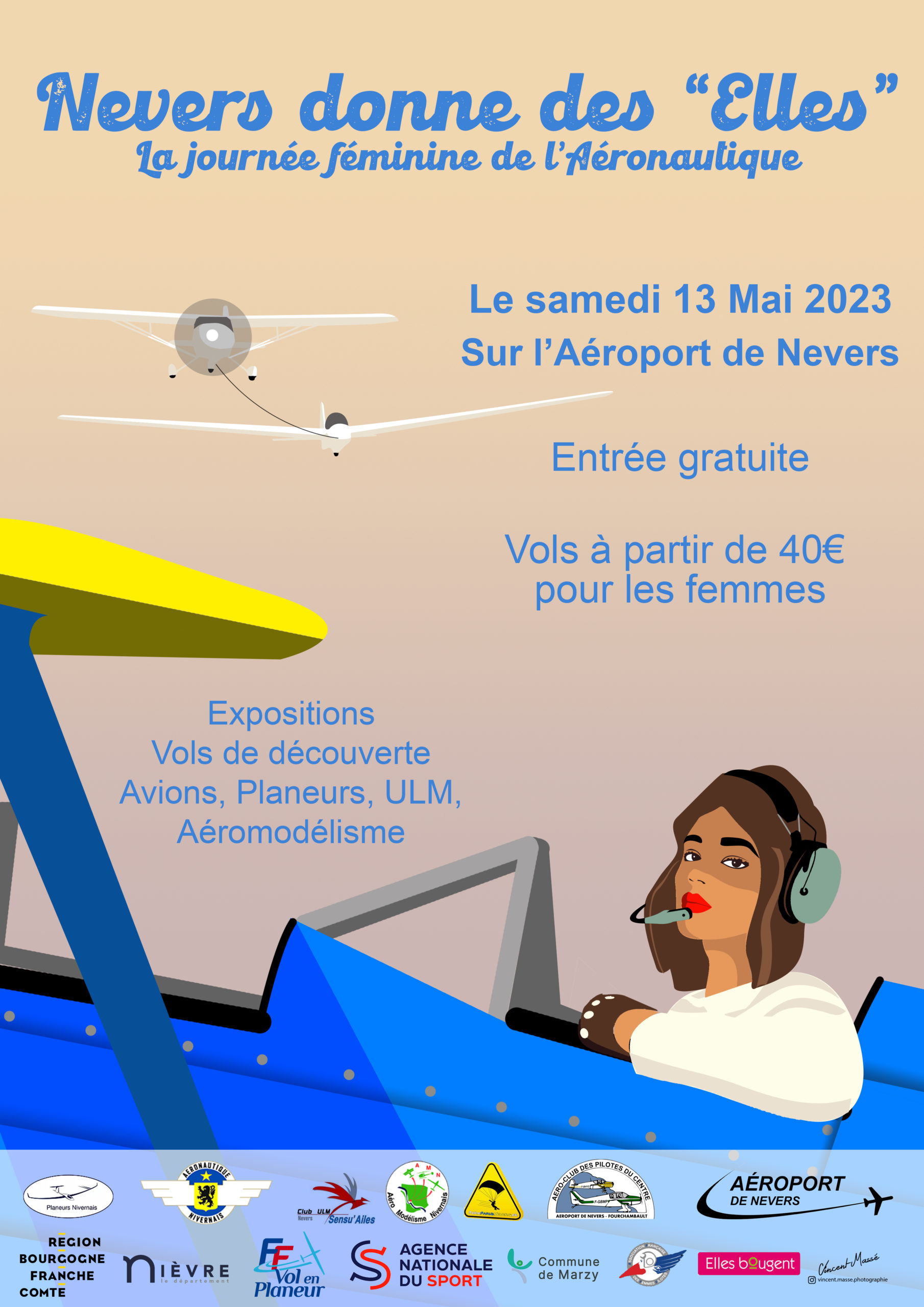 Planeurs Nivernais Cvvn58 Planeur Nevers Nièvre